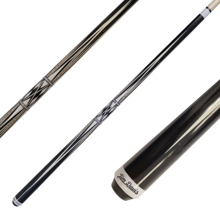 JIM DAVIS Profi Billardqueue Mirage, 12,5 mm Tip, Quick-Joint mit Gewindeschutz, Poolbillard-Cue mit