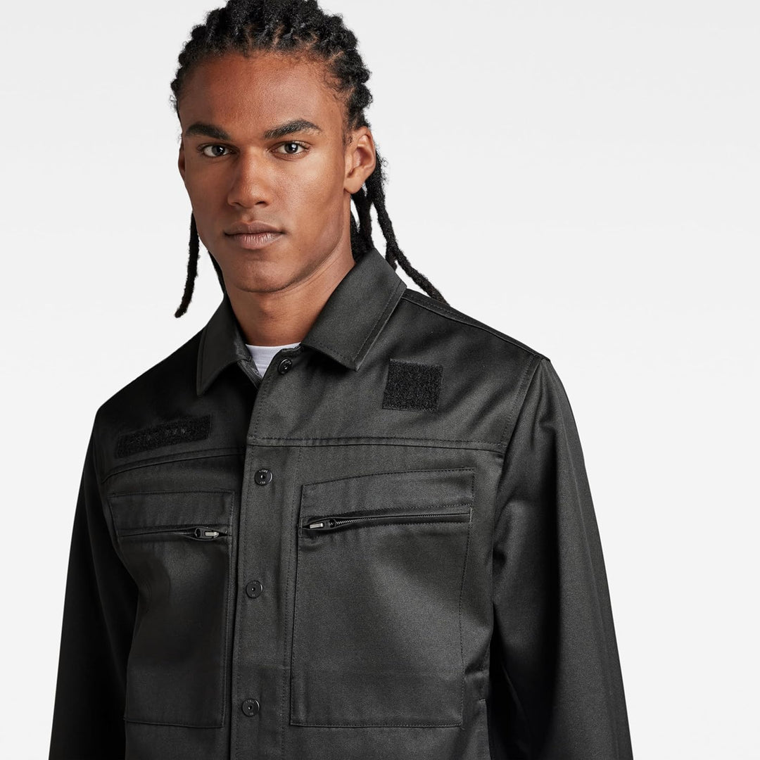 G-STAR RAW Herren Rf Service Overshirts XXS Schwarz (Dk Black D22933-c657-6484), XXS Schwarz (Dk Bla