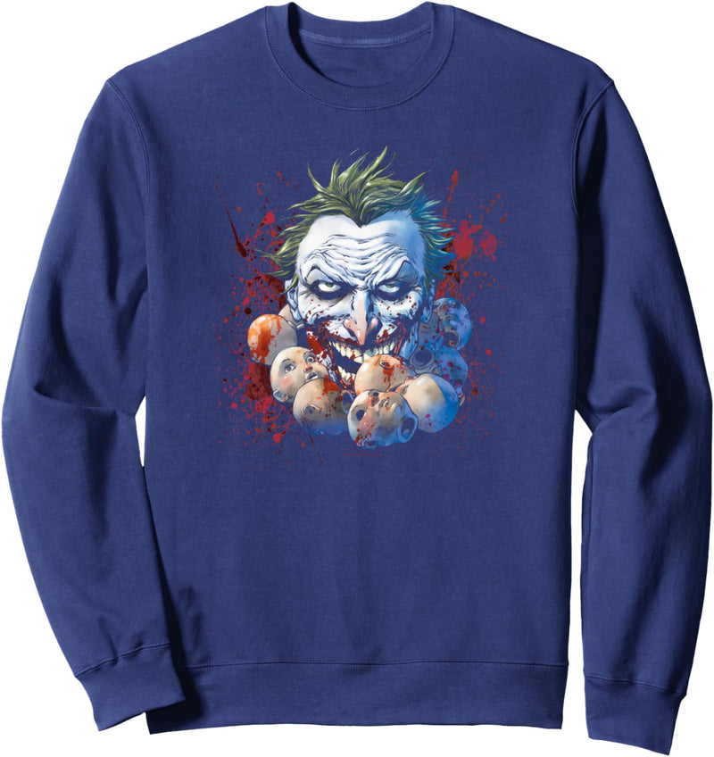 Batman The Joker Doll Heads Sweatshirt