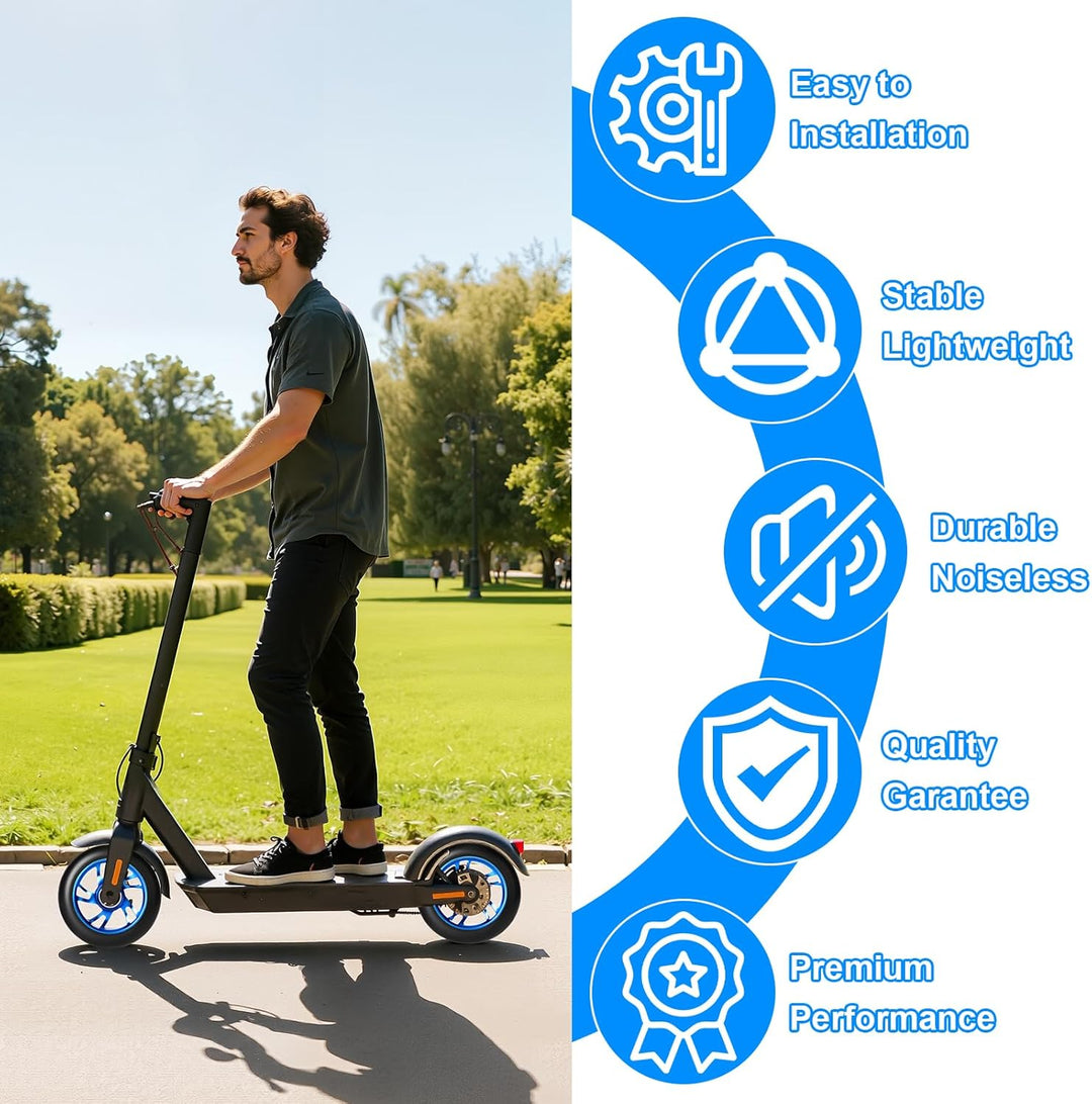 100mm Stunt Scooter Rollen Roller Reifen, 2 Stück Scooter Ersatzräder mit ABEC-9 Lagern, Härtegrad 8