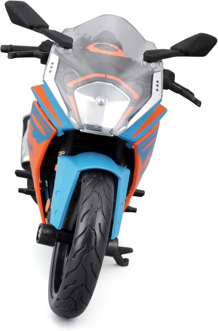 Maisto KTM RC 390: Motorradmodell im Massstab 1:12, mit beweglichem Ständer, Hinterrad-Federung und