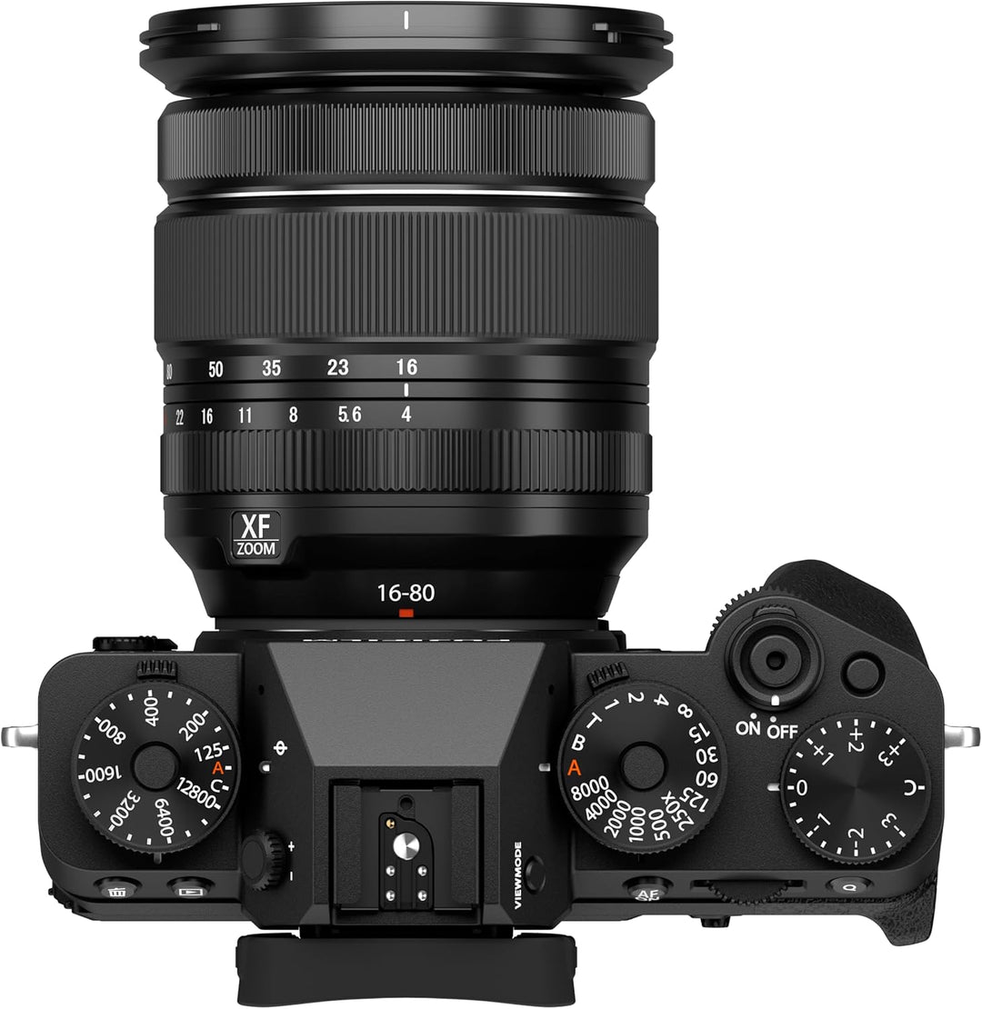 Fujifilm X-T5 schwarz, FUJINON XF16-80mmF4 R OIS WR Objektiv Kit