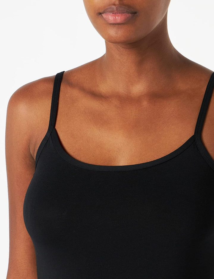 GOLDEN LADY Damen Canotta Cotone organico-Nero-s Trägershirt/Cami Shirt, S