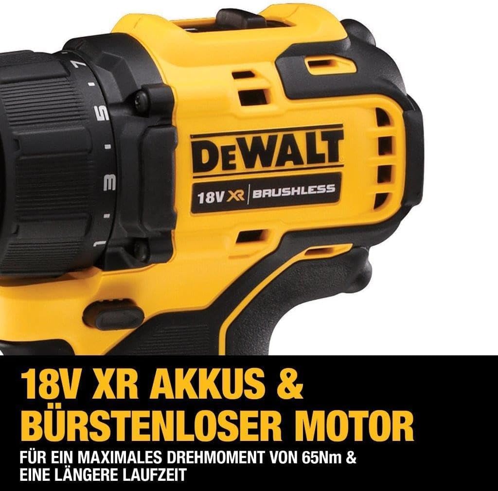 Dewalt 18V XR 2-Gang Akku-Bohrschrauber DCD708D2T (bürstenloses Vollmetall-Getriebe, 13 mm Vollmetal