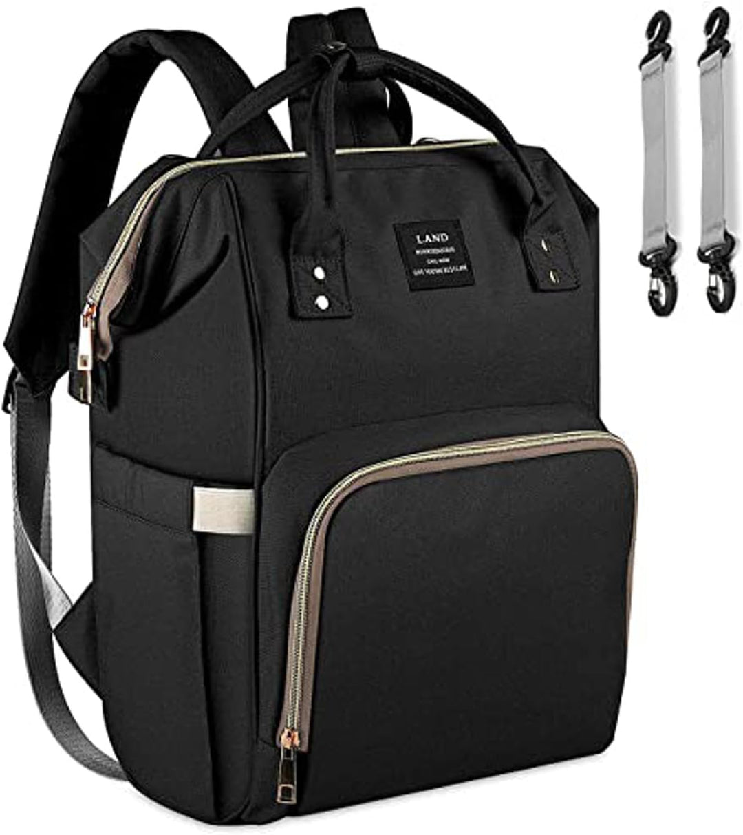 Herzberg Baby Diaper Bag - Multifunction Diaper Bag, Mommy Organized Travel Baby Bag, Essentials for
