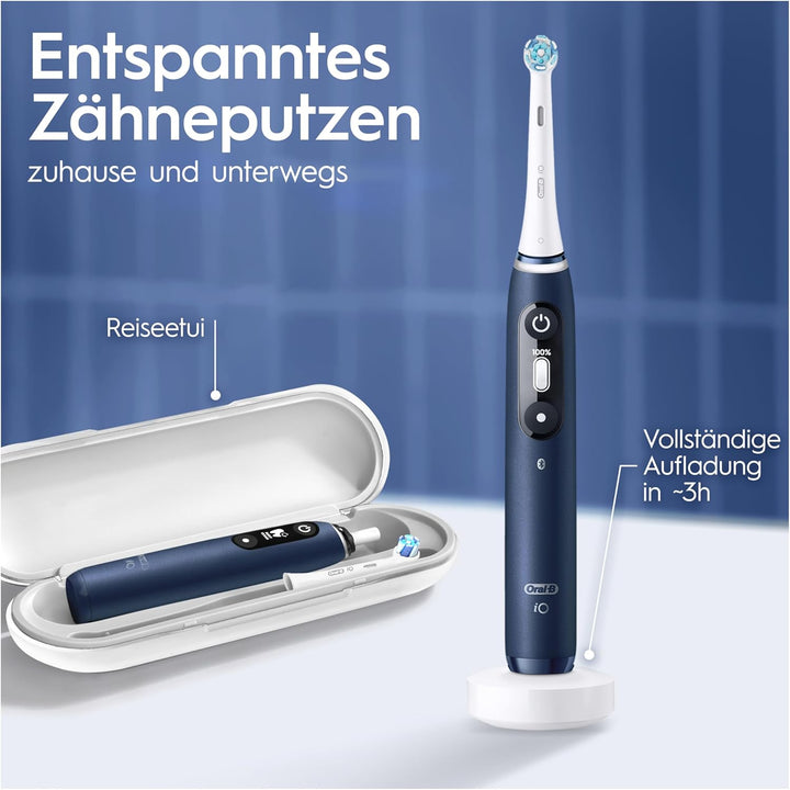Oral-B iO Series 7 Elektrische Zahnbürste/Electric Toothbrush, 2 Aufsteckbürsten, 5 Putzmodi für Zah