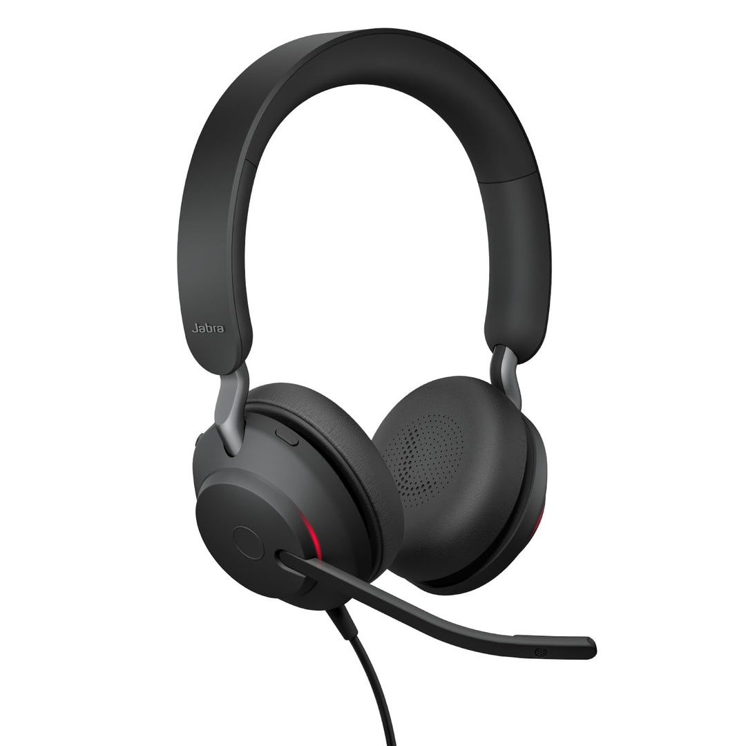 Jabra Evolve2 40 SE Kabelgebundenes Mono-Headset mit Geräuschunterdrückung, 3-Mikrofon-Technologie u