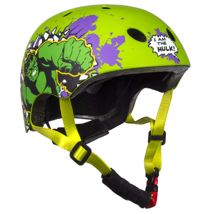 Disney Jungen Hulk Skaterhelm, Mehrfarbig, M