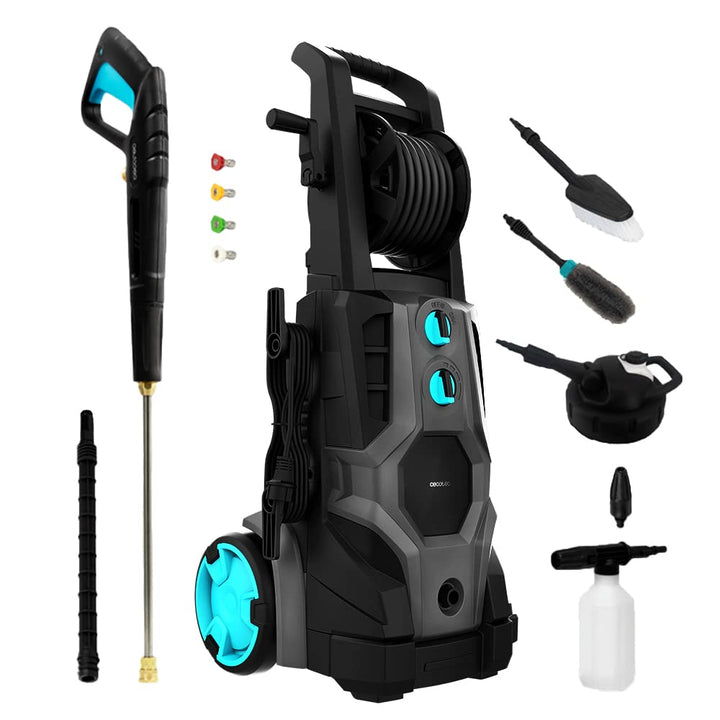 Cecotec Hochdruckreiniger HydroBoost 3200 TotalClean, 3200 W, Brushless-Motor, für Zuhause, Garten o