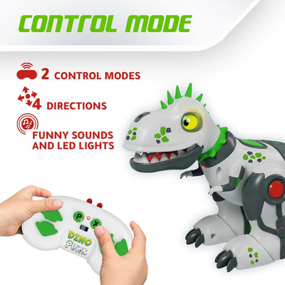 Xtrem Bots - Dinopunk Roboter Kinder | Ferngesteuerter Dinosaurier | Roboter Programmierbar 20 Aktio