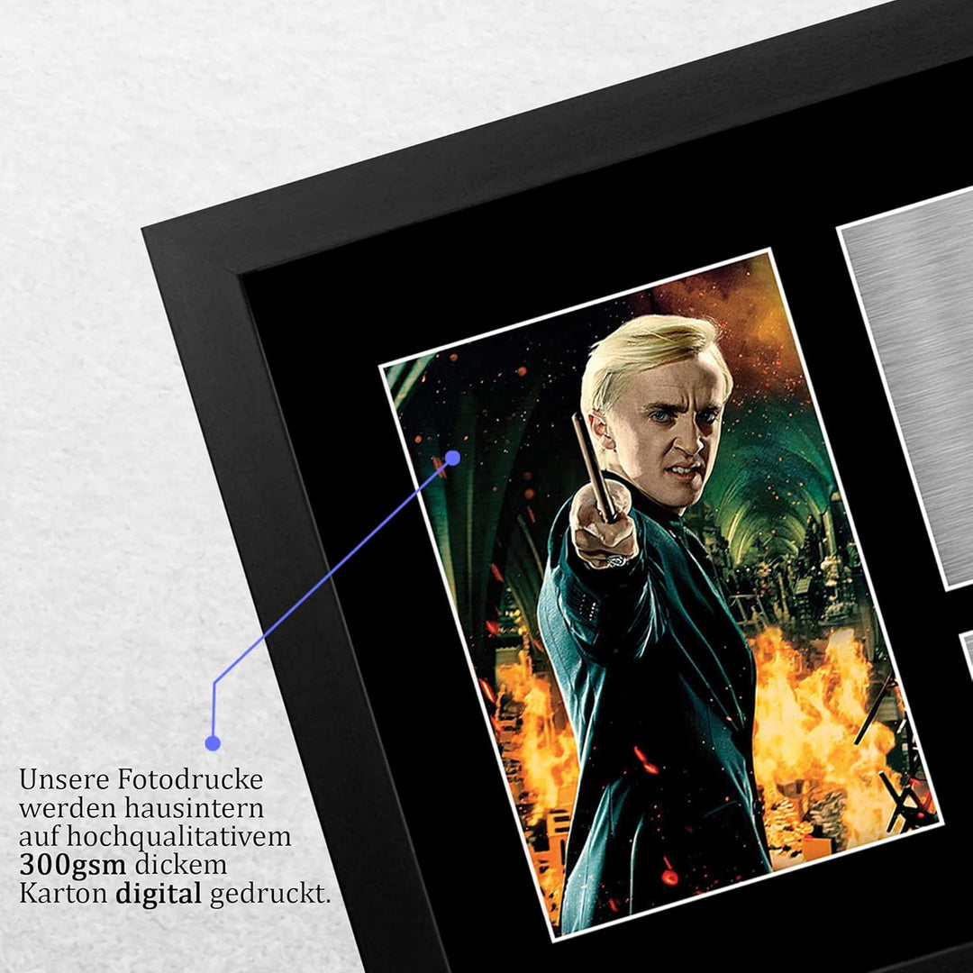 HWC Trading FR A4 Tom Felton Harry Potter Draco Malfoy Geschenke Gedrucktes Signiertes Autogramm-Bil