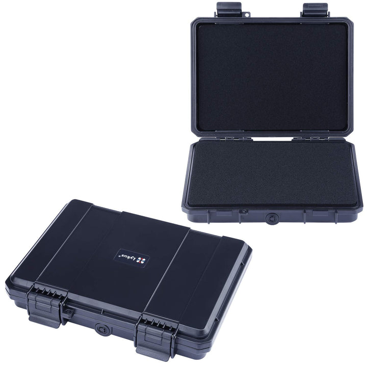 Lykus HC-2110 wasserabweisend Mini Koffer Trockenbox mit anpassbar Schaumstoff, Innengrösse 21x15x3,