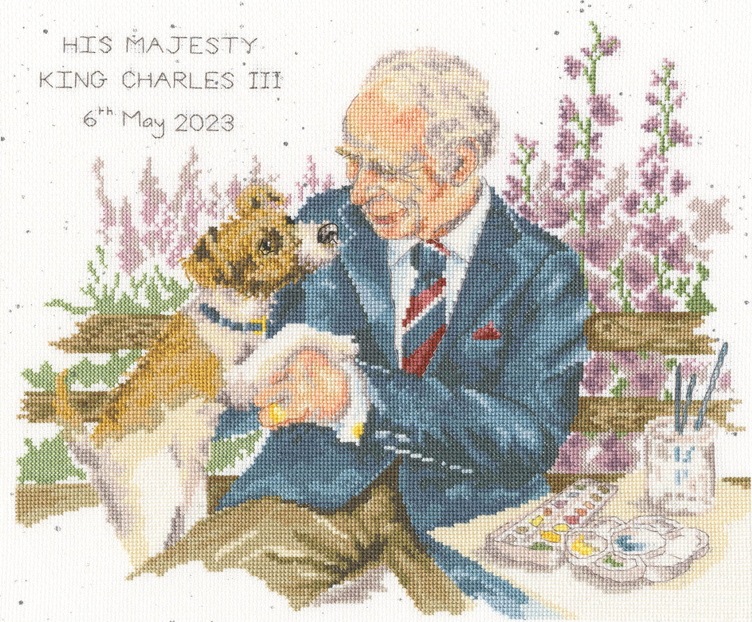 Bothy Threads Kreuzstich-Set, Motiv "His Majesty The King"