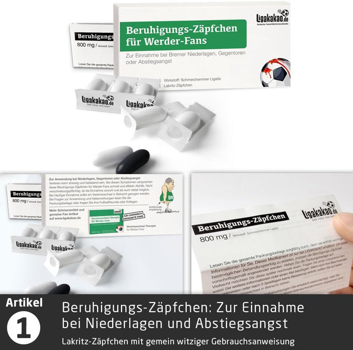 Geschenk-Idee: Das grosse Saison-Notfall-Set für Werder-Fans | 5X Überraschungen mit Spassgarantie f