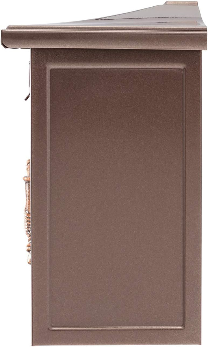 BURG-WÄCHTER Klassischer Briefkasten ohne Zeitungsfach und Namensschild, Verzinkter Stahl, Einwurf-F