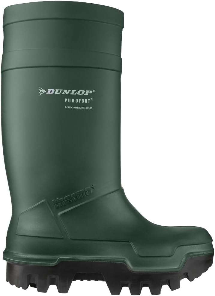Dunlop Sicherheitsstiefel Purofort Thermo+ weiss S5 38 EU Grün, 38 EU Grün