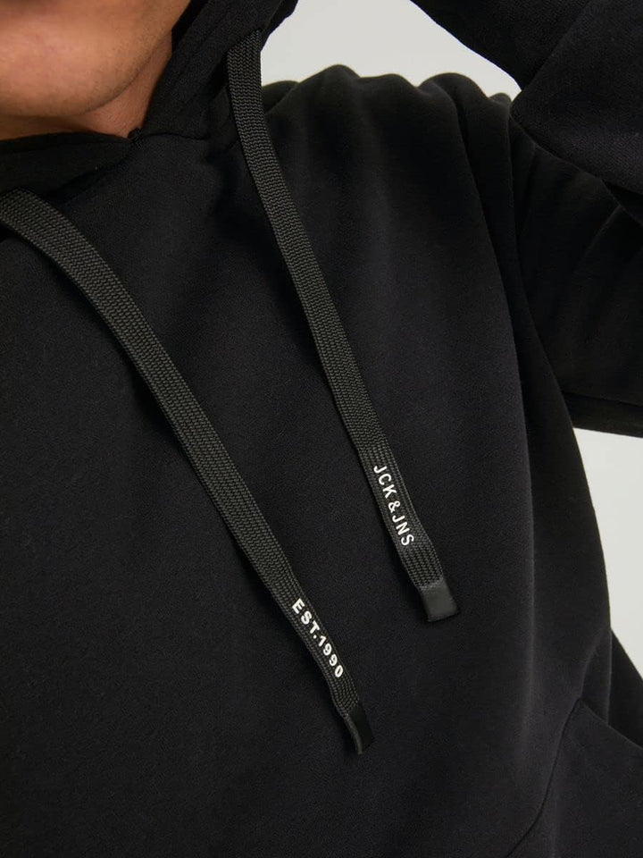 JACK & JONES Herren Jjeking Sweat Hood Kapuzenpullover S Schwarz, S Schwarz