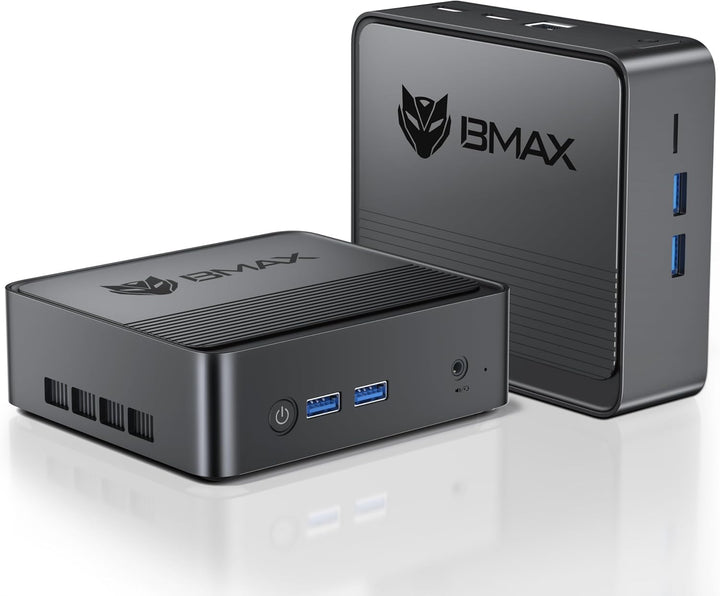 BMAX B3 Mini PC, Dual HDMI 4K, Intel N5095 (bis zu 2.9GHz), 8GB RAM + 256GB SSD, Smart Fan, Win 11 P