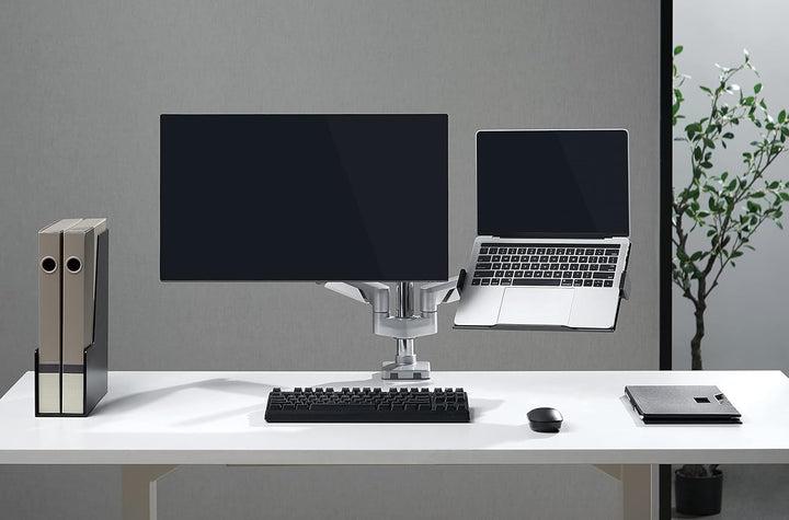 Notebookhalterung für 12 13 15 17 Zoll Notebooks für Monitorhalterungen mit VESA 75 Office-LTH2