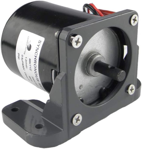 CHANCS Permanentmagnet-Synchrongetriebemotor 68KTYZ 220V 1.2RPM CW/CCW Drehmoment 100Kgf.cm Getriebe