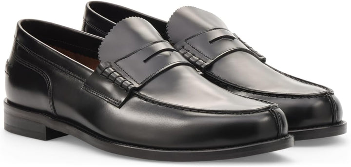 Lottusse Herren L6902 Mokassin 38 EU Schwarz, 38 EU Schwarz