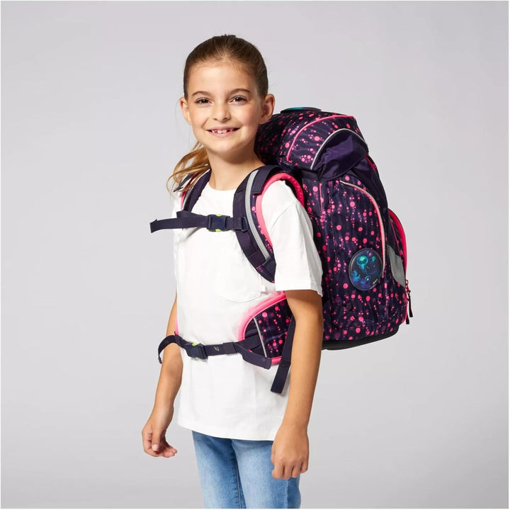 ergobag Unisex Kinder Prime School Backpack Set Rucksack Einheitsgrösse Bärmuda Viereck -