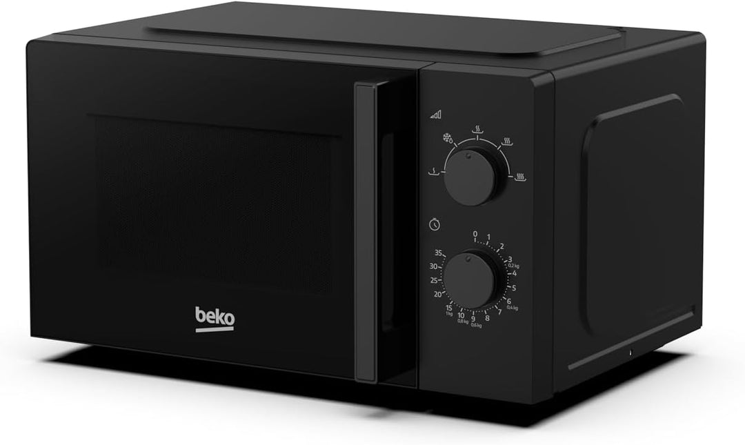 Beko - MOC20100B2 Mikrowelle, 5 Leistungsstufen, 20 Liter, 700 W, freistehend, Timer 35 min - Schwar