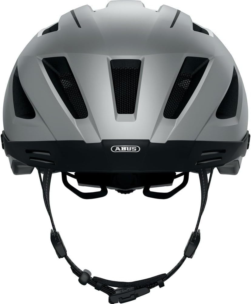ABUS Stadthelm Pedelec 2.0 MIPS - Fahrradhelm mit Rücklicht, Schirm, Regenhaube und MIPS-Aufprallsch