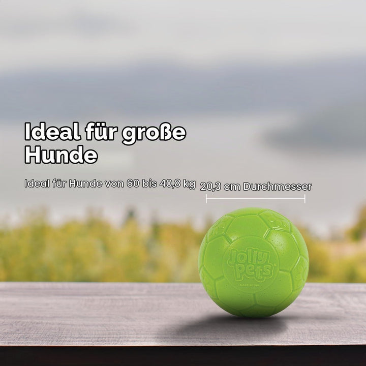 Horsemens Pride Inc. Jolly Haustiere Jolly Fussball - 8" Green Apple - Green Apple Clear, Unisex, HM