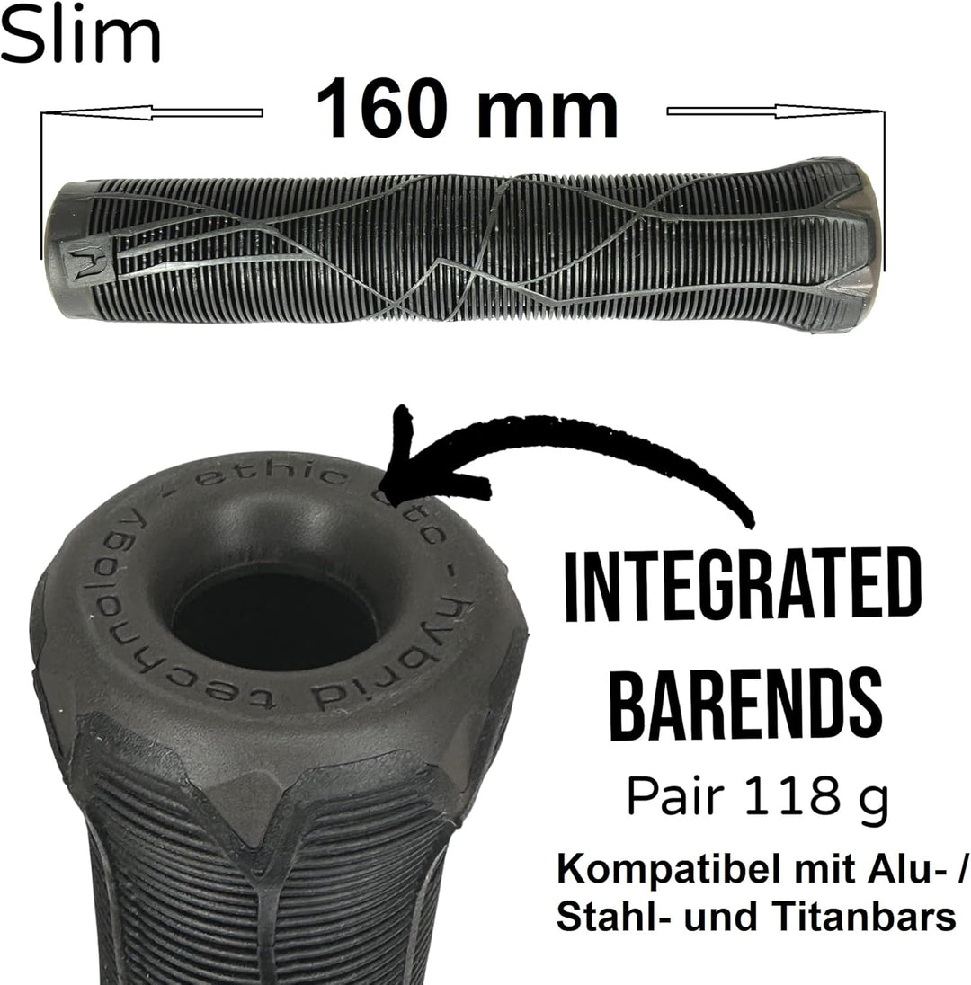 Fantic26 Stunt-Scooter Trick Roller Ersatzteile Bundle I Ethic DTC Slim Griffe mit Integrierten Bare
