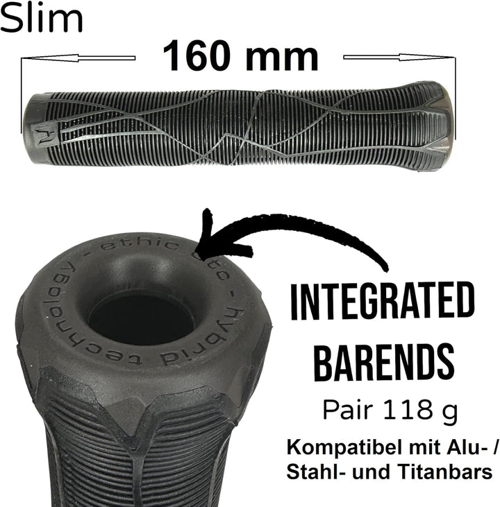Fantic26 Stunt-Scooter Trick Roller Ersatzteile Bundle I Ethic DTC Slim Griffe mit Integrierten Bare