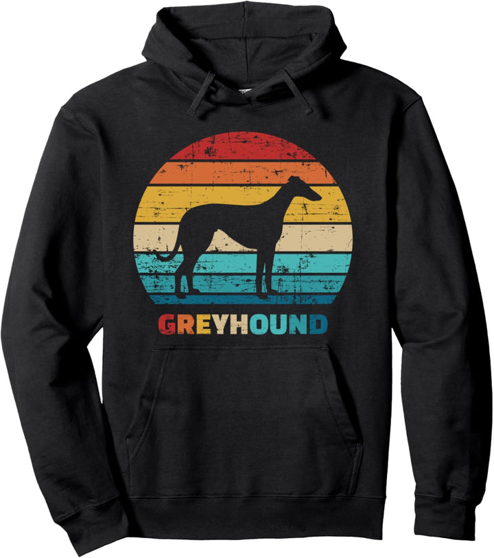 Windhund vintage Pullover Hoodie