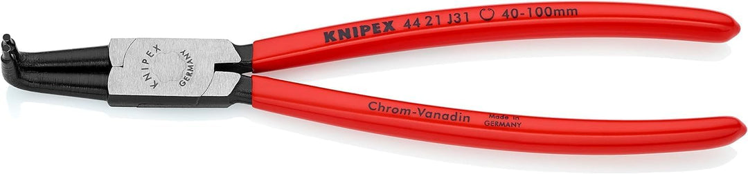 Knipex Sicherungsringzange für Innenringe in Bohrungen schwarz atramentiert, mit Kunststoff überzoge