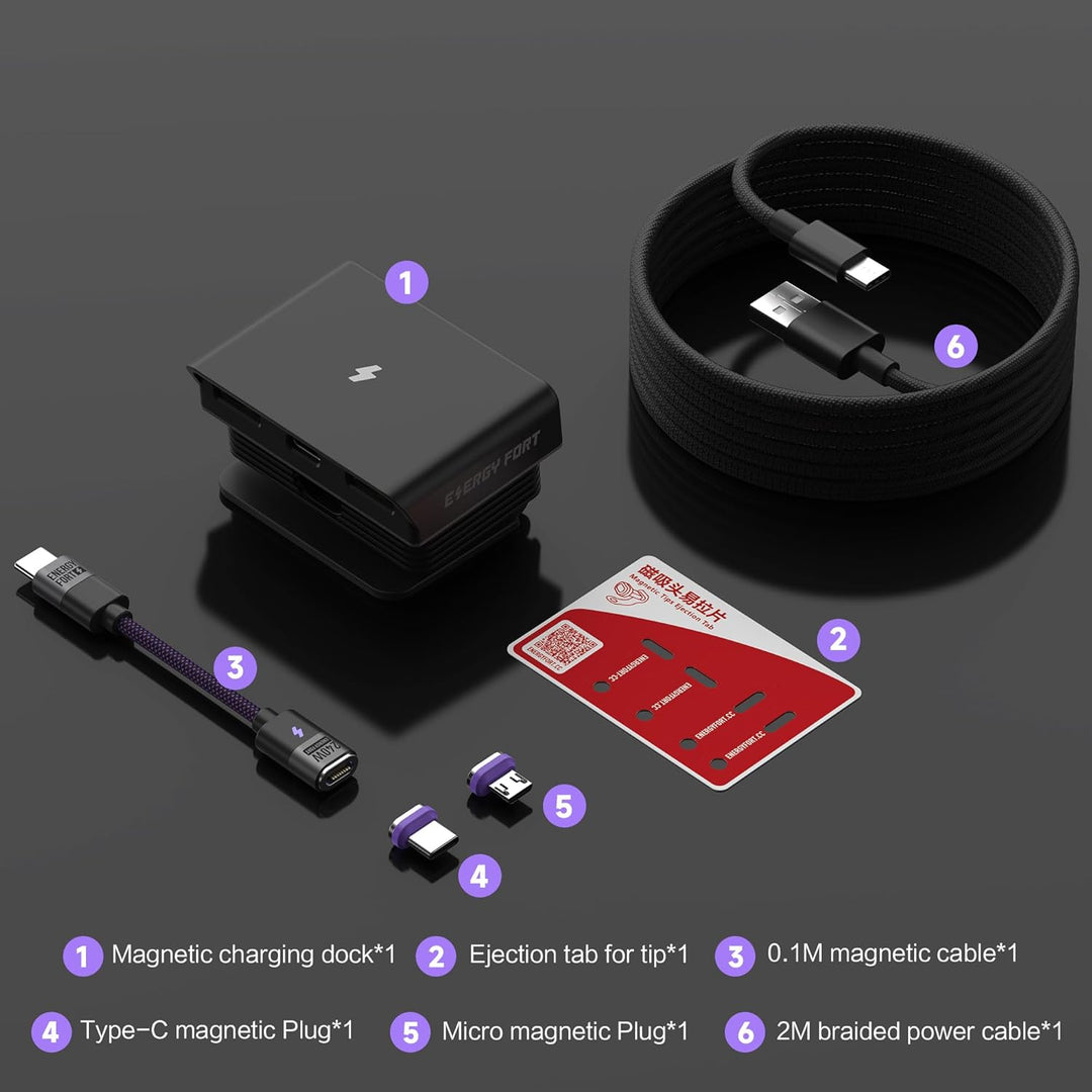 Magnetische Ladestation für Logitech G Pro X Superlight 2 / Razer Viper V3 Pro, RGB Maus Ladegerät m