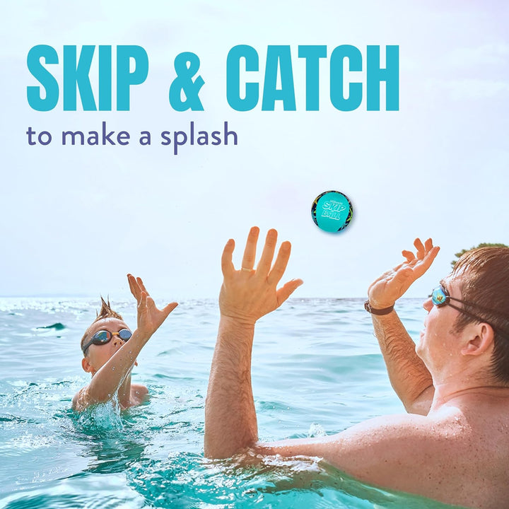 Activ Life Skip Ball Seesternblau – Wasserhüpfball 2er-Set für Kinder & Erwachsene – Outdoor Strands