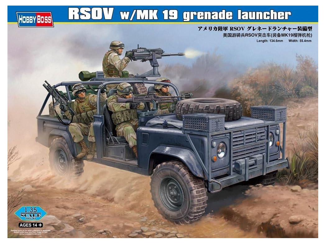 Hobby Boss 82449 Modellbausatz RSOV w/MK 19 grenade launcher
