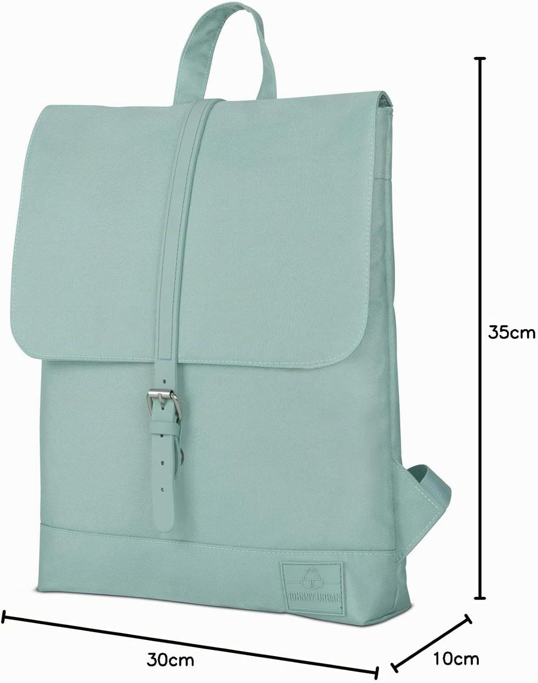Johnny Urban Rucksack Damen - Mia - Schlanke Tasche mit Laptopfach - Aus Recyceltem PET - 7L - Wasse