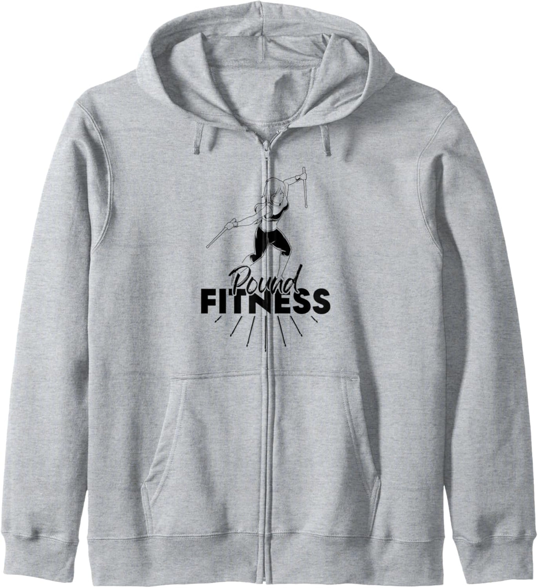 Workout mit Drumsticks - Pound Fitness Kapuzenjacke