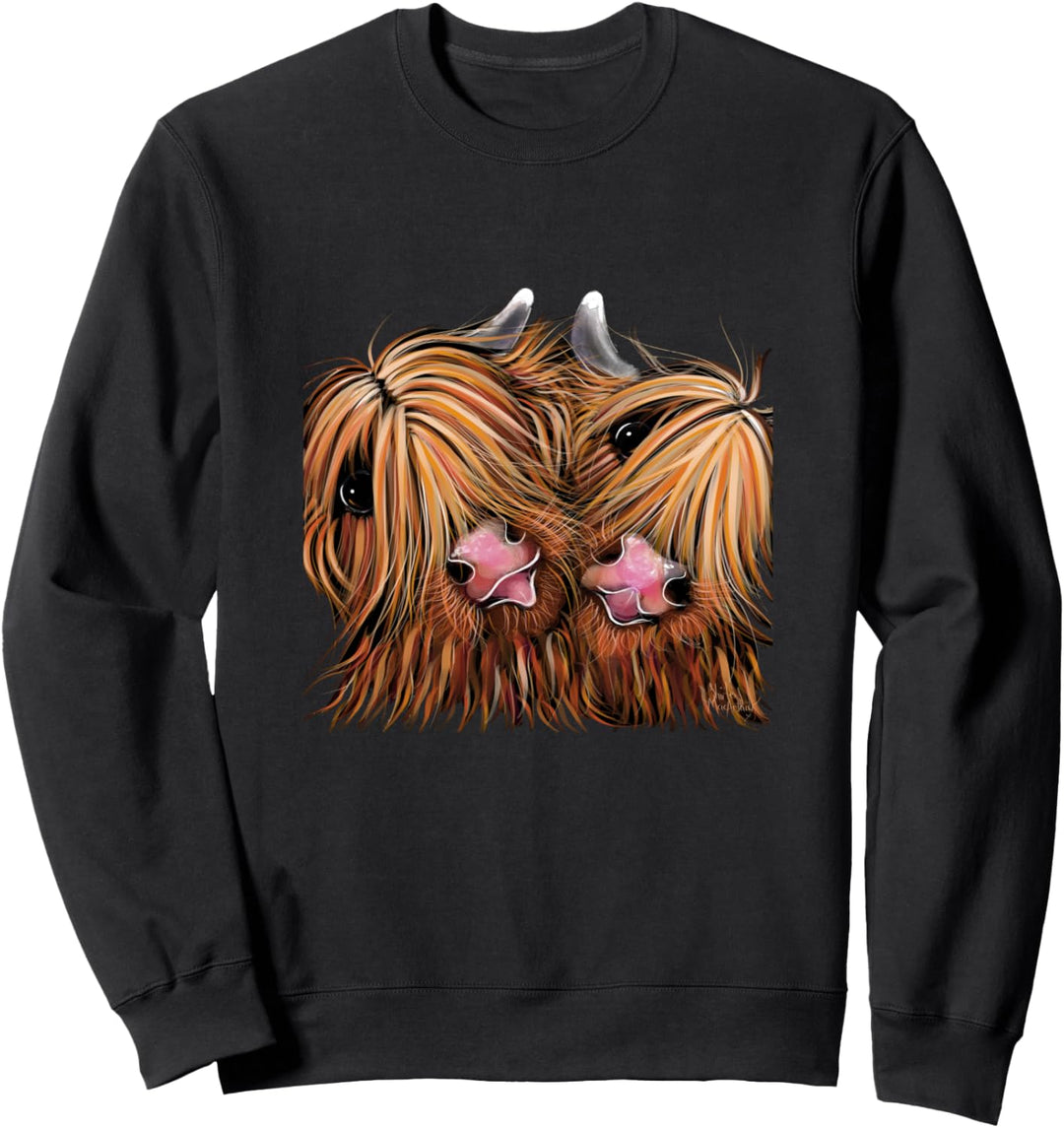 Hochlandkuhdruck, Tierdruck ' R & G ' BY SHiRLeY MacARTHuR Sweatshirt