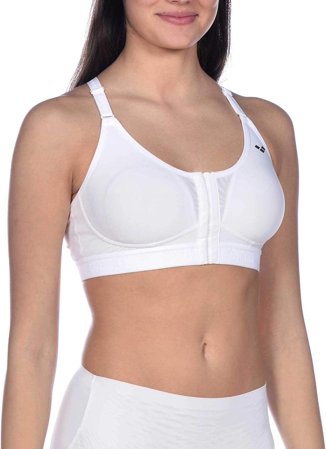 ARENA Damen Sujetador Flora D-Cup Sport-BH S Weiss, S Weiss