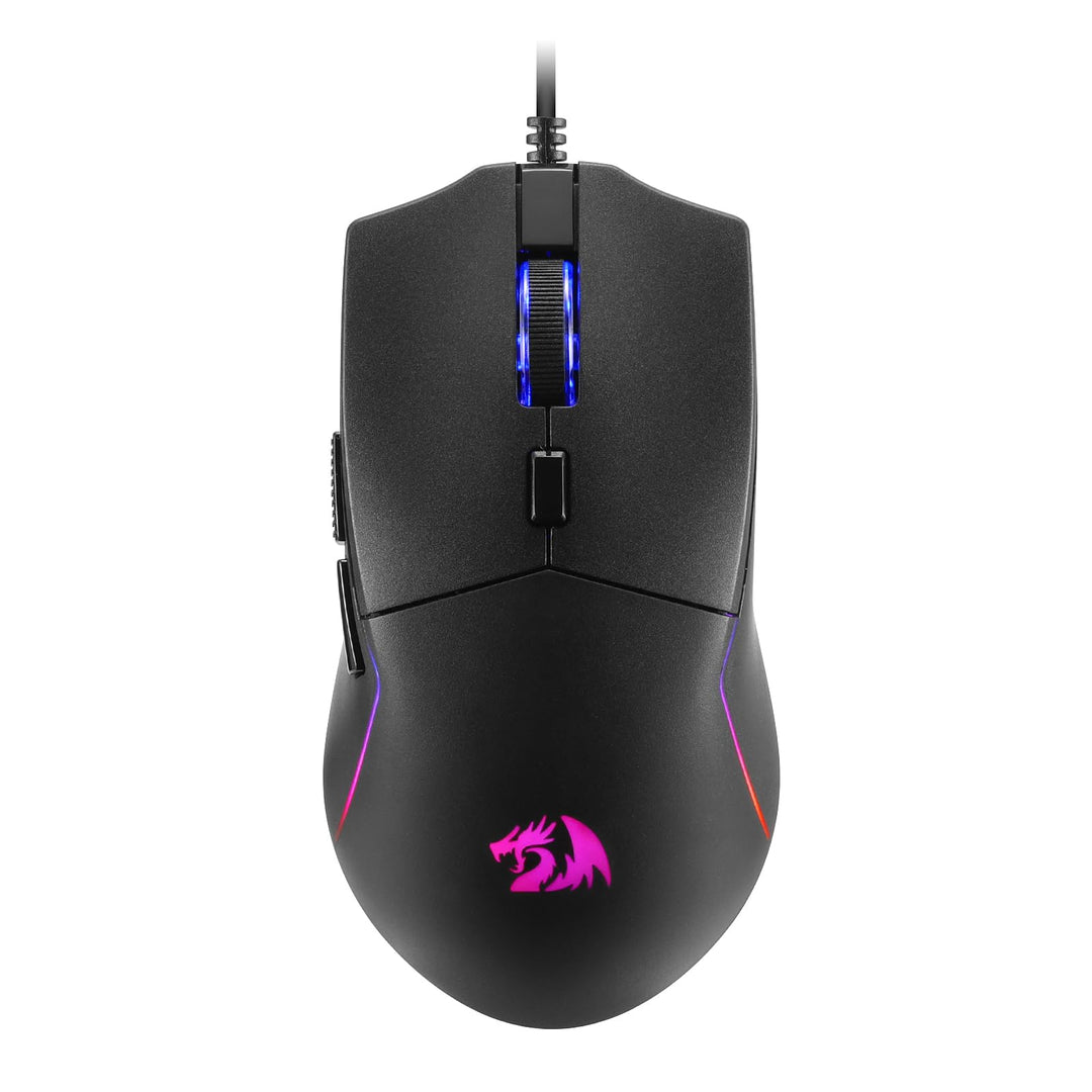 Redragon M730 Kabelgebundene RGB Gaming Maus, 10000 DPI Leichte Optische Maus mit 6 Programmierbaren