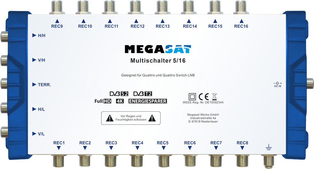 MegaSat 0600152 Profiline Multischalter 5/16