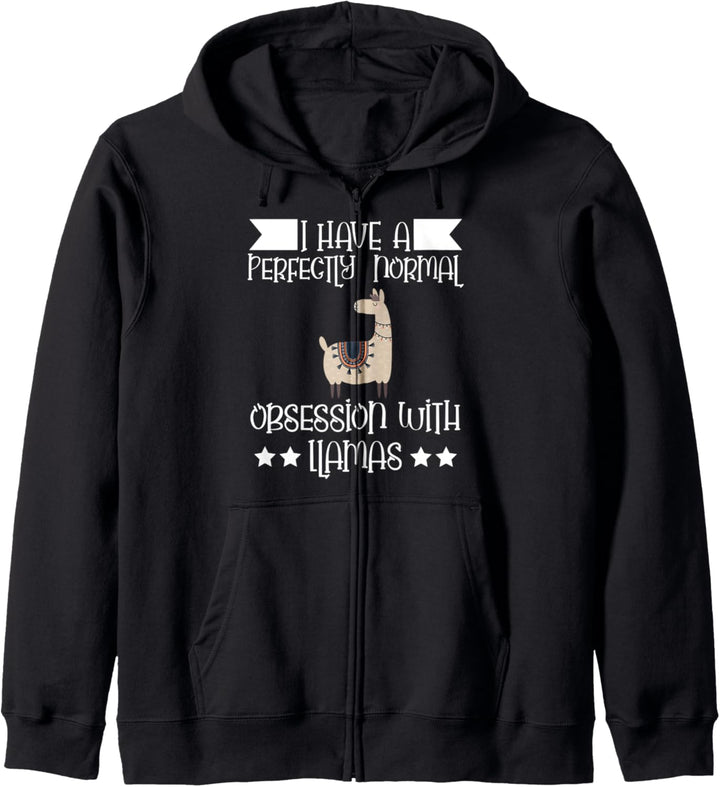 I have a perfectly normal obsession with Llamas Alpaca Llama Kapuzenjacke