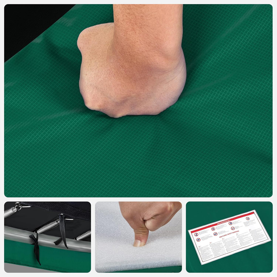SONGMICS Trampolin Randabdeckung, Ø 183 244 305 366 427 cm, Federabdeckung, Randschutz, Sicherheitsm