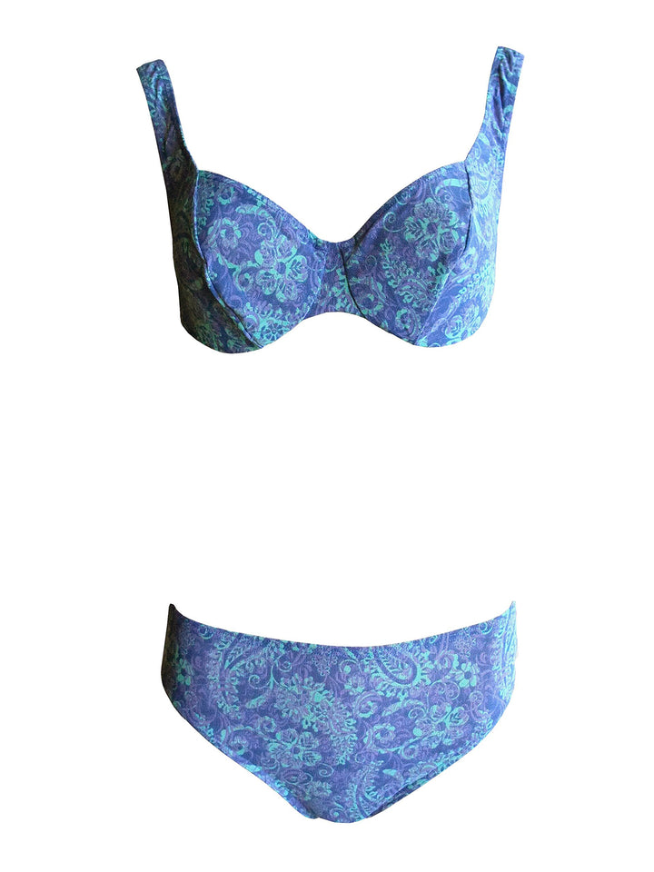 Solar Tan Thru Bügel-Bikini 8601554-65 Blue/Turquoise, B-Cup oder D-Cup 100B Blau, 100B Blau