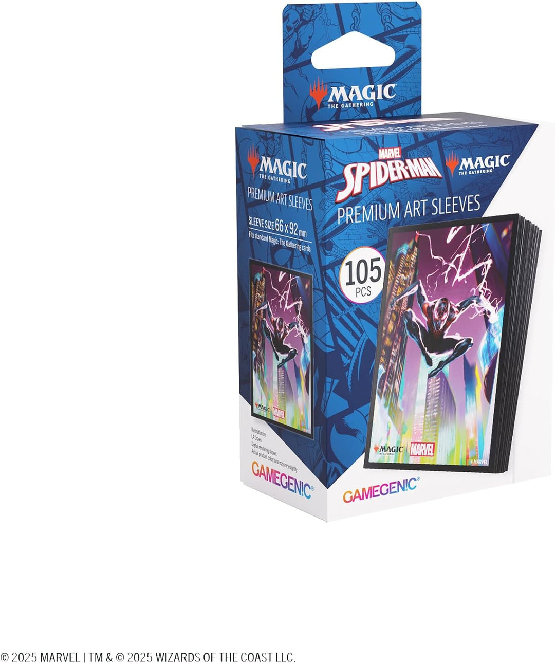 Gamegenic, Magic: The Gathering – Marvel's Spider-Man Premium Art Sleeves – Spider-Man Miles Morales