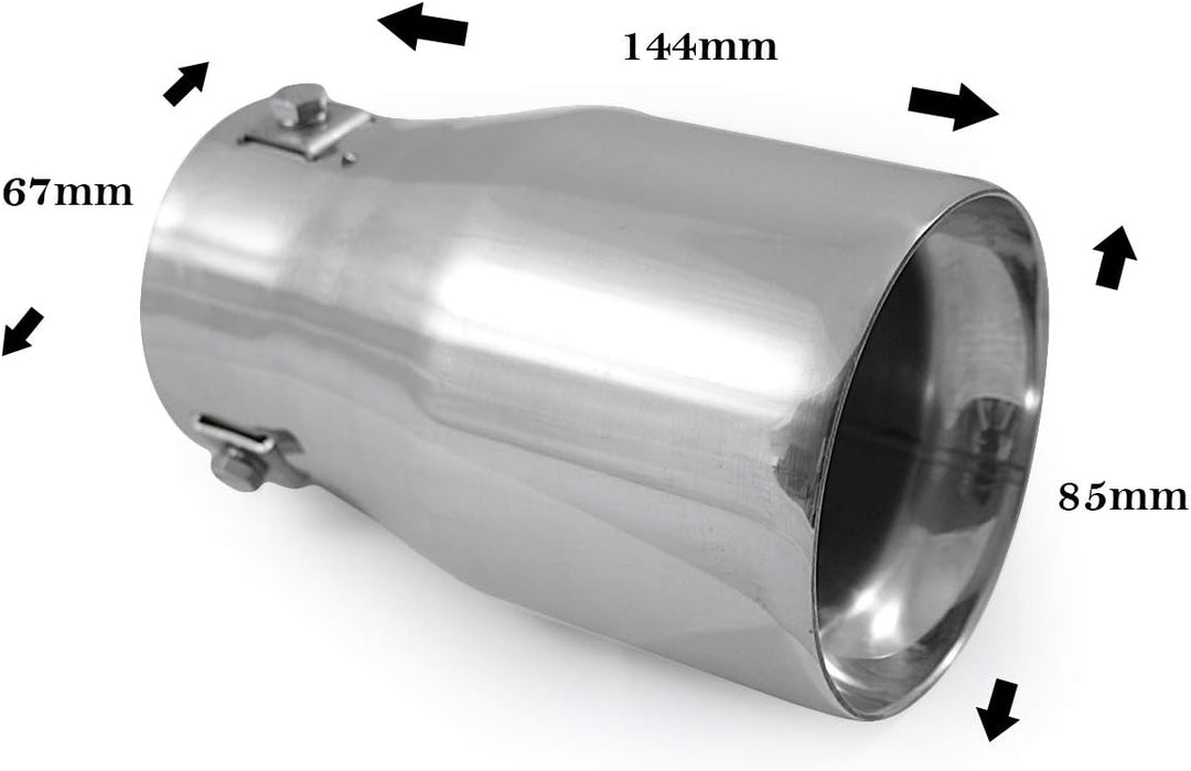Auspuffblende Endrohr Endstuck Auspuff Blende Schalldampf Sportauspuff Universell Schalldampf Sport