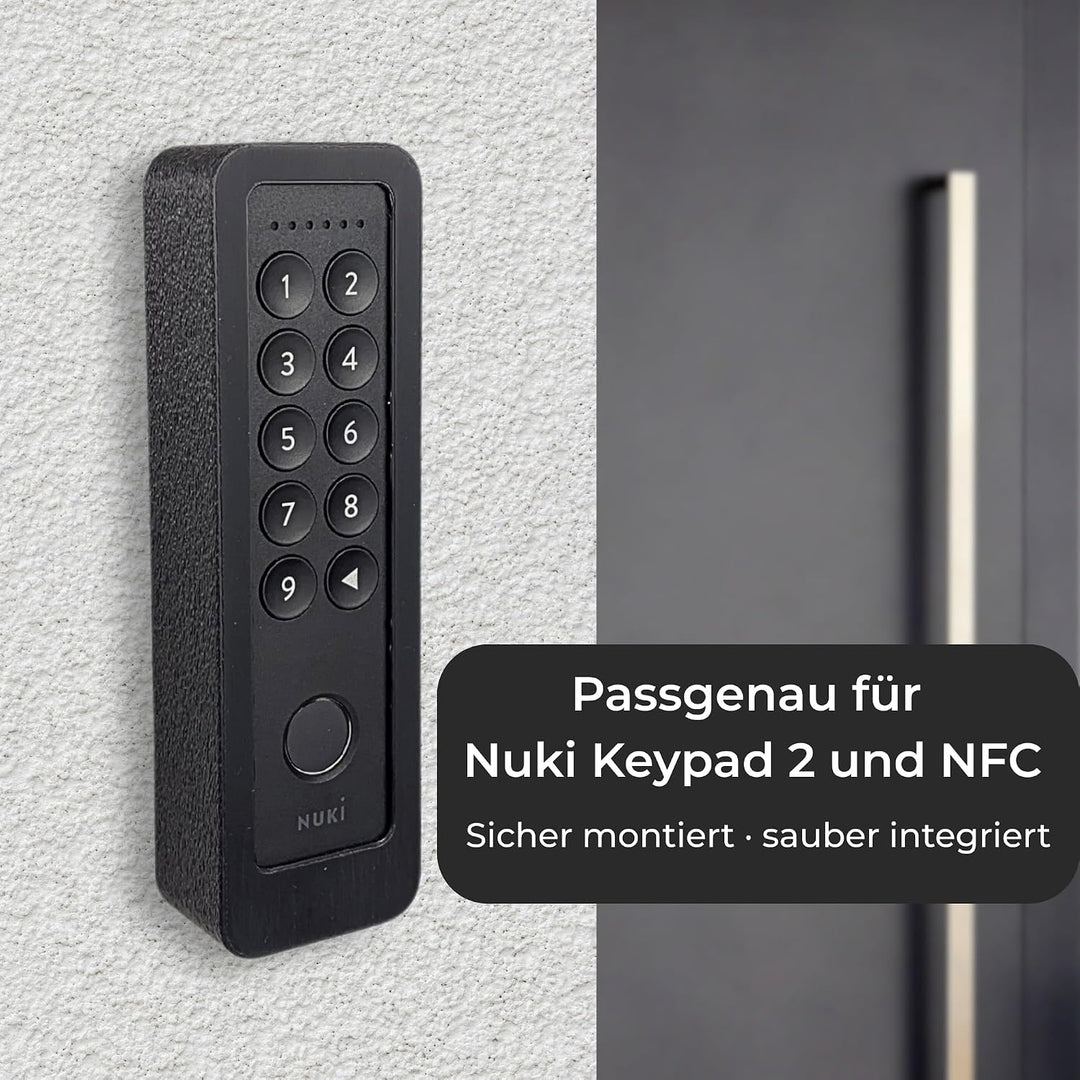 Generisch Wandhalterung kompatibel mit Nuki Keypad 2 – Diebstahlschutz-Abdeckung mit Torx-Sicherheit