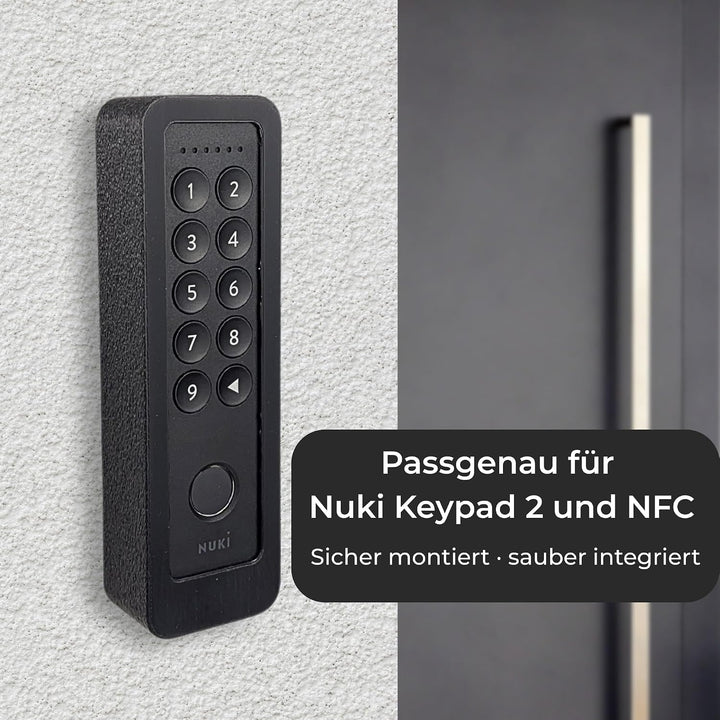 Generisch Wandhalterung kompatibel mit Nuki Keypad 2 – Diebstahlschutz-Abdeckung mit Torx-Sicherheit