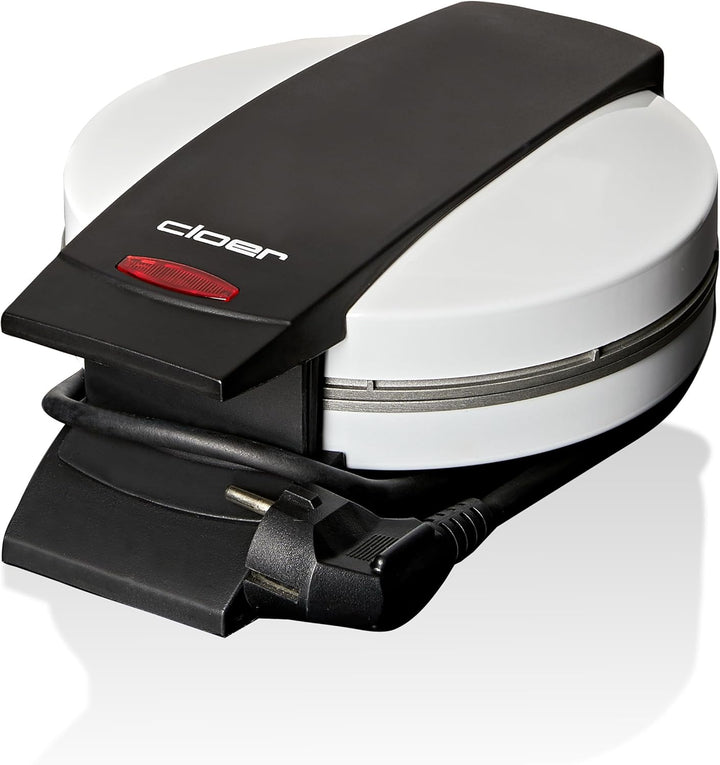 Cloer 6121 Donut Maker für 6 Mini-Donuts oder Bagels, Antihaftbeschichtung, rote Kontrollleuchte, pl